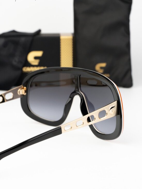 Carrera Women Sunglasses Orange Grey Shield FLAGLAB 17 0C3E 9O NEW AUTHENTIC main image 6